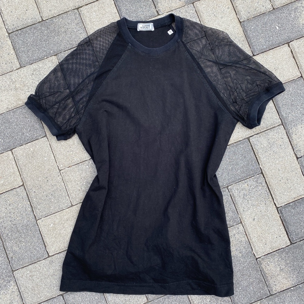 Vintage Versace mesh shirt